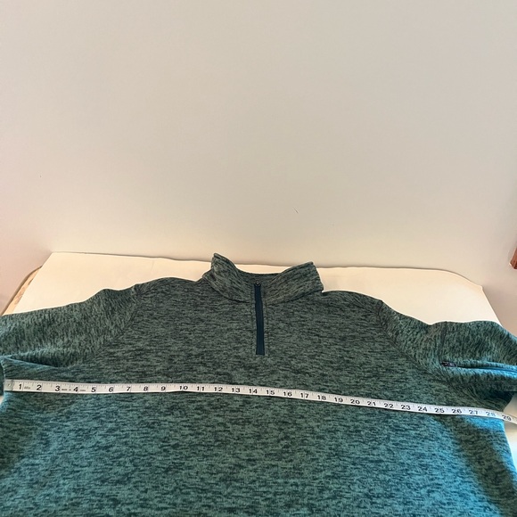 SOLD on another Platform! Lands End Women Fleece Green OEKO-TEX Quarter Zip 3X - Picture 7 of 10